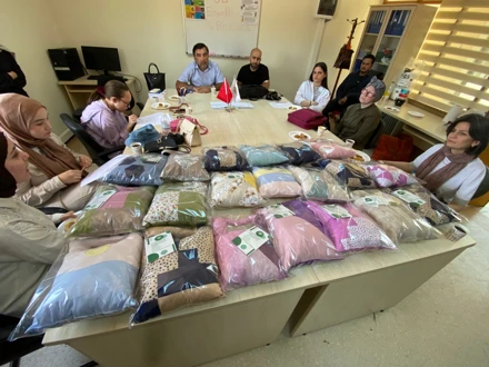 Engelli Öğrencilerimiz İçin Çok Amaçlı Yastık Tasarımı Yapıldı